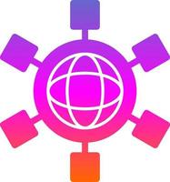 Social Networks Vector Icon Design