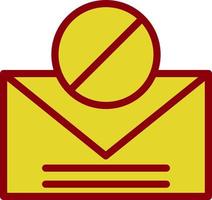 Spam Email Vector Icon Design