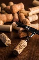 Corkscrew and corks photo