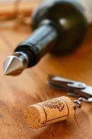 Corkscrew and corks photo