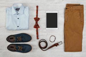 Male clothes and accessories photo