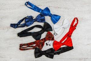 Different bow ties photo