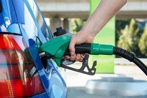 Man refuel his car photo