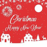 Christmas Background, Happy New Year, Christmas vector