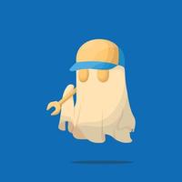 Ghost Character Engineer vector