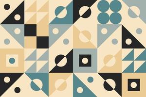 Stylish tracery composition with geometric shape. Retro decorative seamless patterns vector