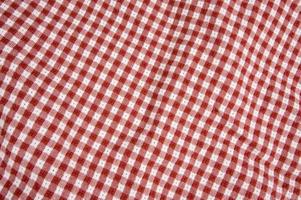 manta de picnic roja y blanca foto