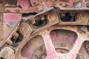 Abstract Rusty Tractor Tracks photo