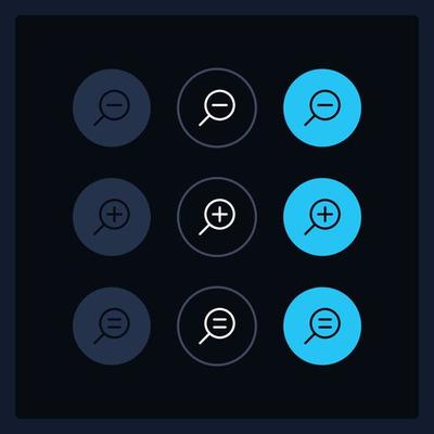 Zoom Button Vector Art, Icons, and Graphics for Free Download