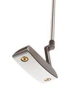 Bottom of Golf Club Putter Isolated on a White Background photo