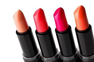 Different shades of lipstick photo