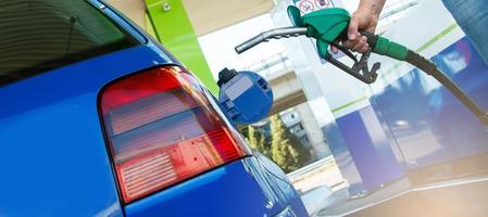 Man refuel his car photo