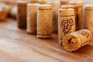 Different wine corks photo