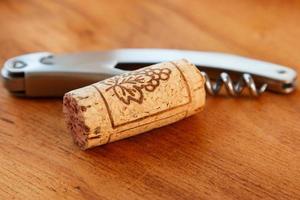 Corkscrew and corks photo