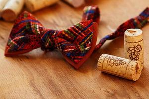 Bow tie and corks photo