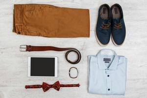 Male clothes and accessories photo