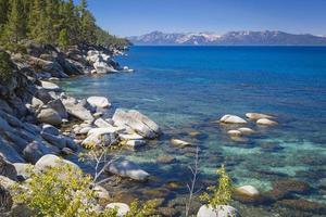 Beautiful Shoreline of Lake Tahoe photo