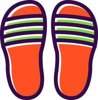 Flip Flop Vector Icon Design