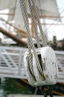 Abstract Boat Rope Detail photo