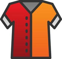 diseño de icono de vector de camisa