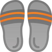 diseño de icono de vector de chanclas