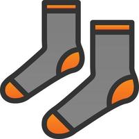 diseño de icono de vector de calcetines