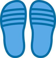 Flip Flop Vector Icon Design