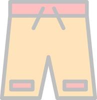 diseño de icono de vector de pantalones cortos