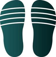 diseño de icono de vector de chanclas