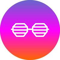 diseño de icono de vector de gafas de fiesta