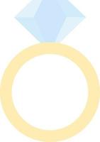 diseño de icono de vector de anillo de diamante