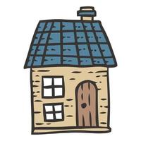 House hand drawn doodle vector illustration