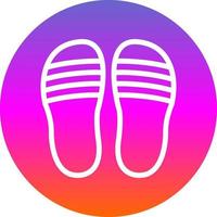 Flip Flop Vector Icon Design