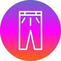 diseño de icono de vector de pantalones