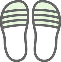 Flip Flop Vector Icon Design