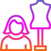 diseño de icono de vector de diseñador de moda