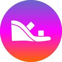 Wedge Heel Vector Icon Design