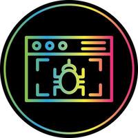 Virus Detection Vector Icon Design