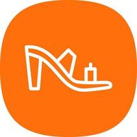 High Heels Vector Icon Design