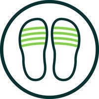 Flip Flop Vector Icon Design