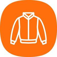 Varsity Jacket Vector Icon Design