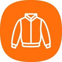 Varsity Jacket Vector Icon Design