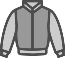 diseño de icono de vector de chaqueta varsity