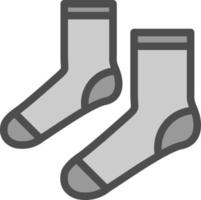 diseño de icono de vector de calcetines