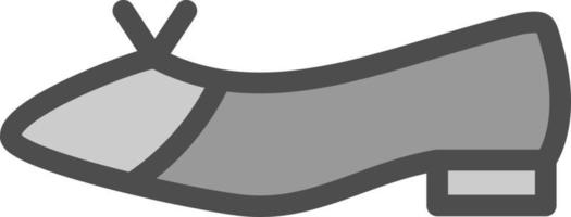 diseño de icono de vector de zapatos de mujer