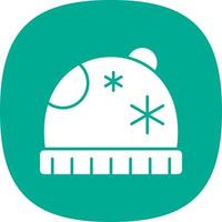 diseño de icono de vector de gorro