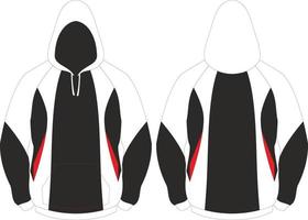 sublimation hoodie mock up vector