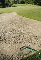 Abstract of Golf Course Bunker photo