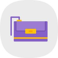 Clutch Bag Vector Icon Design