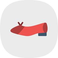 diseño de icono de vector de zapatos de mujer